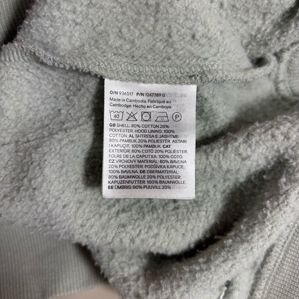 H&M “New York” Light Green Hoodie – Women’s Size M - Picture 5 of 9